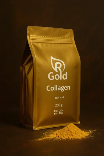 ماسک پودری لاتکسی طلای کلاژن رویال 250 گرم
