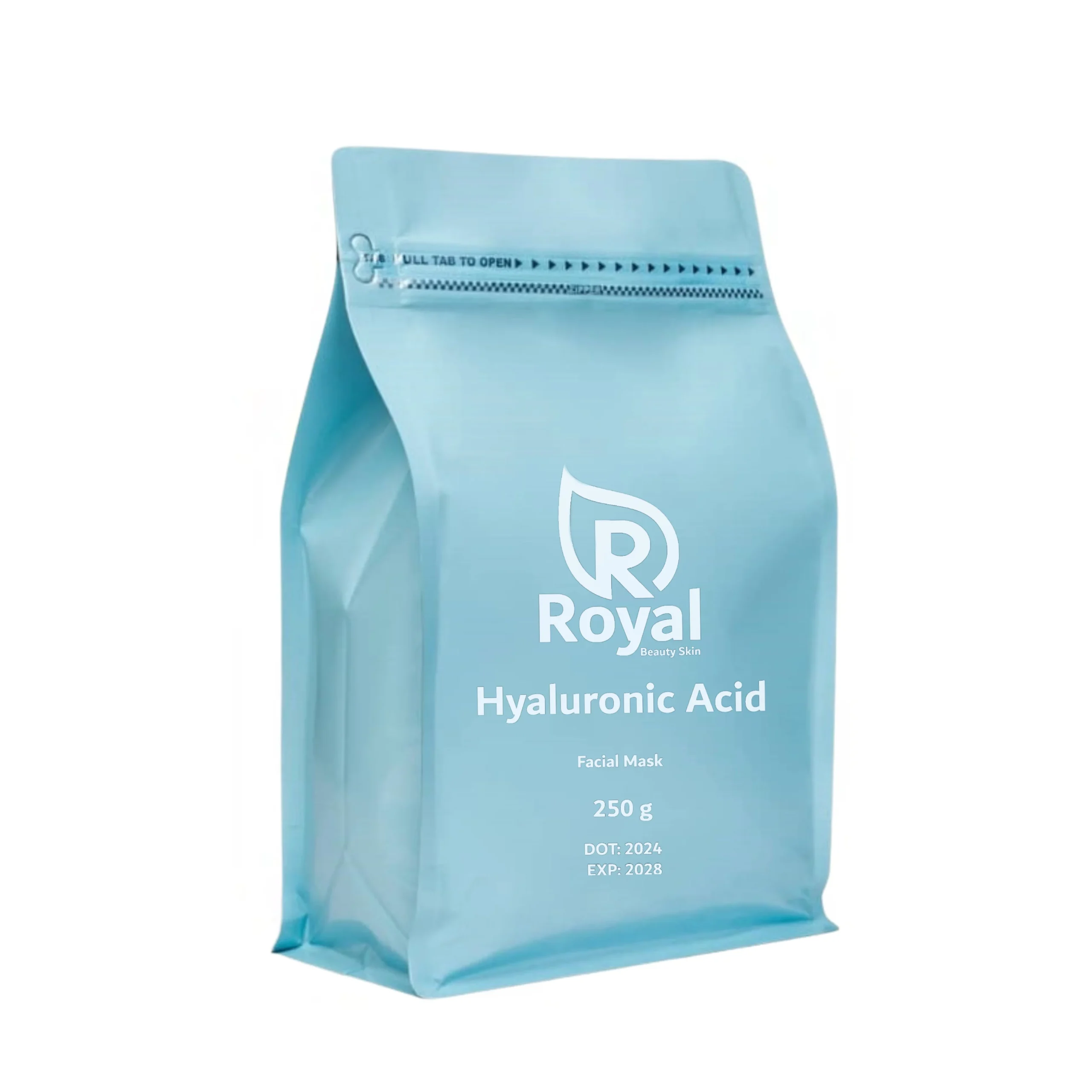 ماسک پودری لاتکسی هیالورونیک رویال 250 گرم