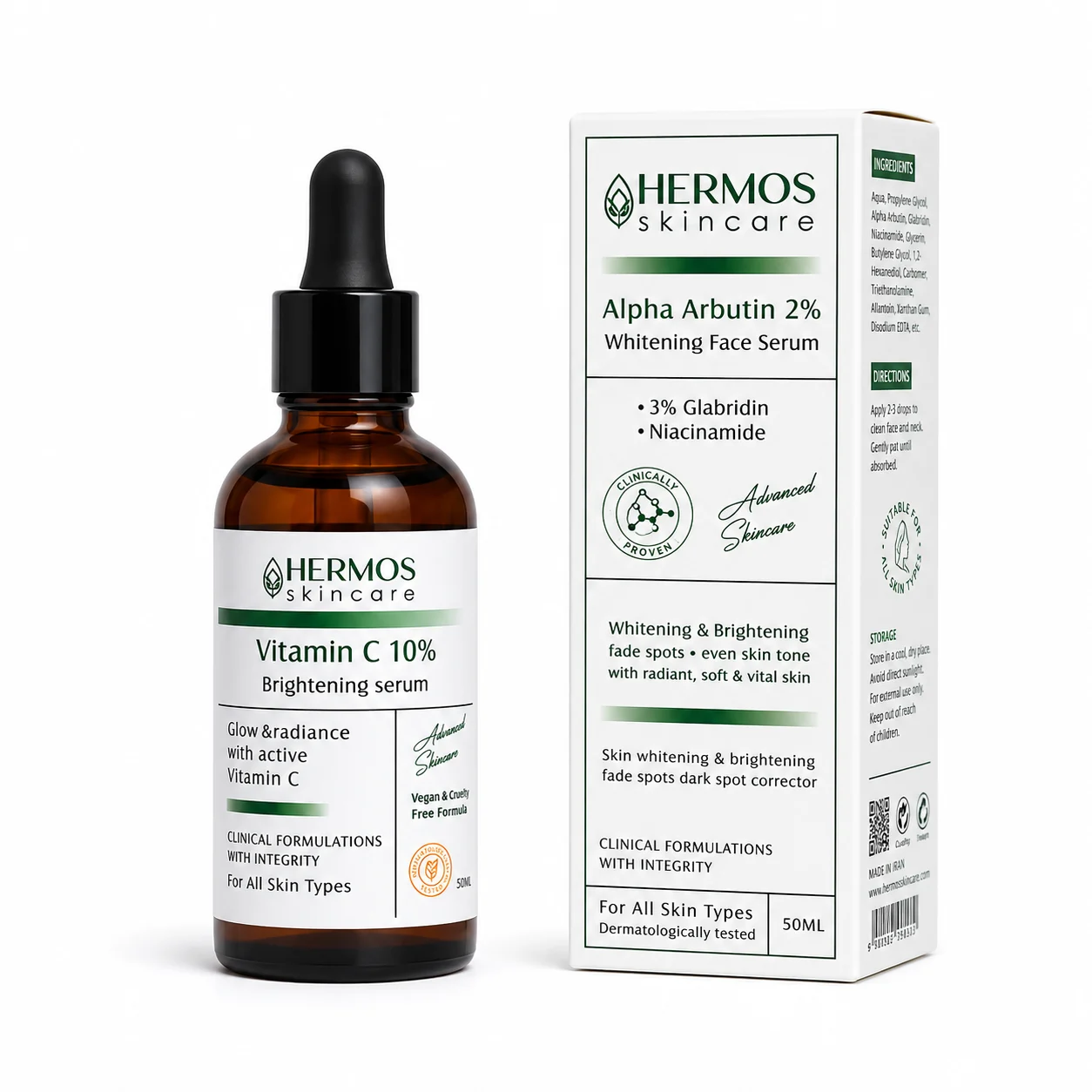 سرم روشن‌کننده ویتامین C 10٪ هرموس | Hermos Vitamin C 10%