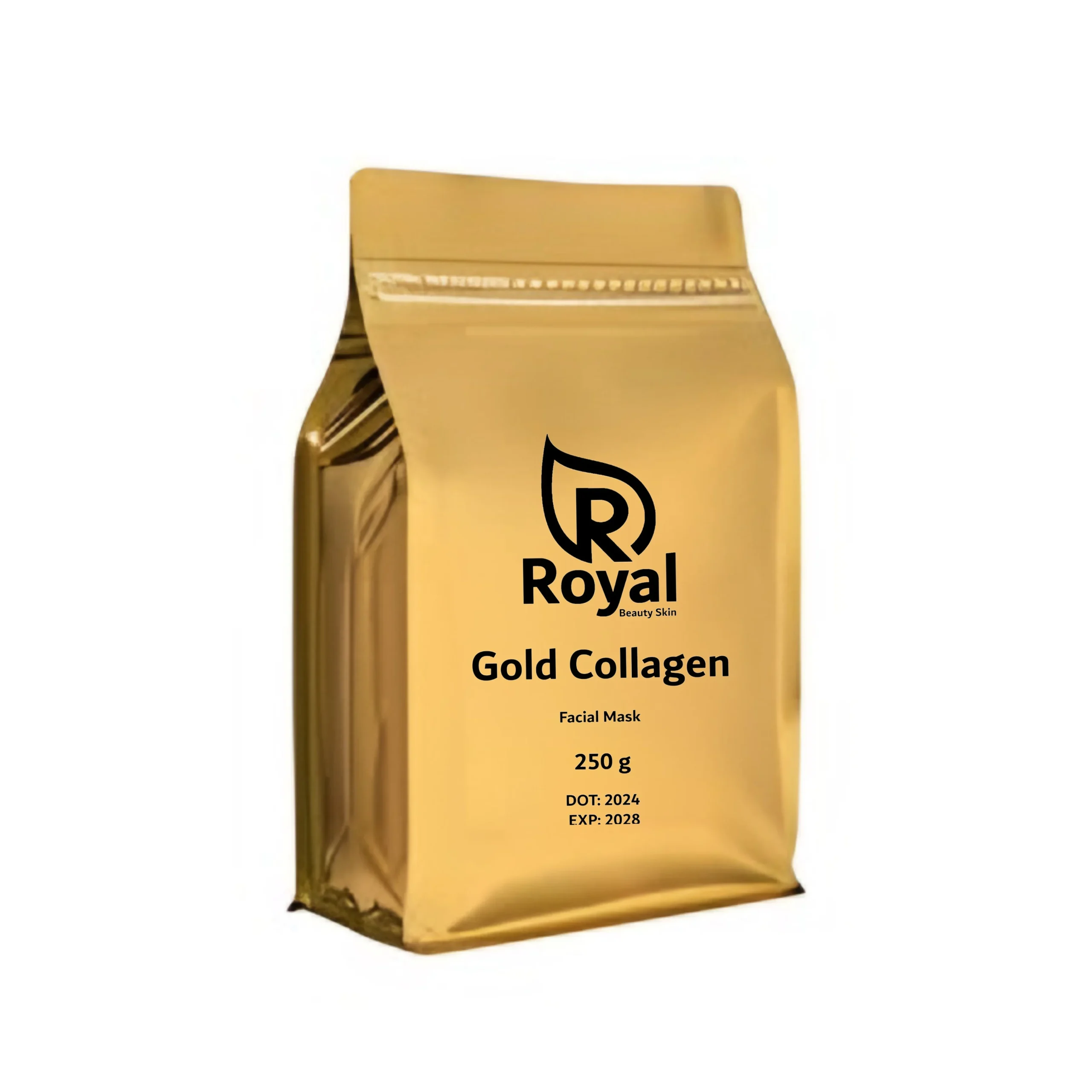 ماسک پودری لاتکسی طلای کلاژن رویال 250 گرم
